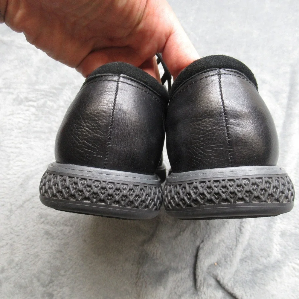 Aldo Dress Shoes Men‎ 9.5 Black Genuine Leather Oxford Derby Casual Comfort EUC!